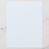 Menu du bar de mariage Bleu poussiéreux (Dos)
