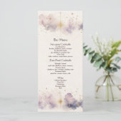 Menu du Bar de Mariage Céleste (Debout devant)