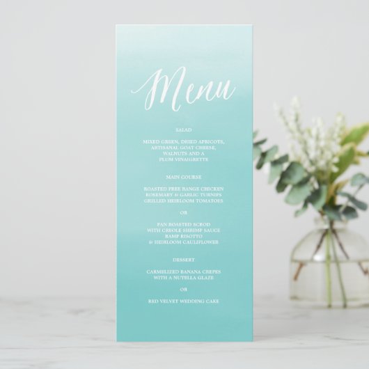 Menu du bord de la mer | (Debout devant)
