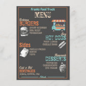 Menu du Camion-restaurant (Devant)