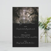 Menu du dîner d'anniversaire de la boîte de nuit S (Debout devant)