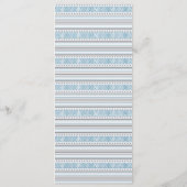 Menu Du Dîner De Cornflower De Fret (Dos)