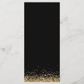 Menu du dîner de la soirée du Nouvel An (Dos)