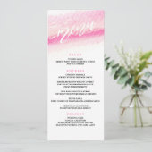 menu du dîner mariage (Debout devant)