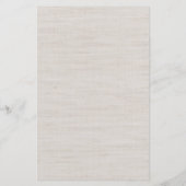 Menu du dîner Mariage Burlap and Lace (Dos)