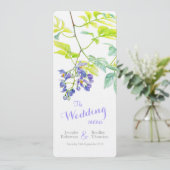 Menu du dîner mariage de creeper de pommes de terr (Debout devant)