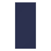 Menu du dîner mariage de la Marine. Bleu simple mo (Dos)