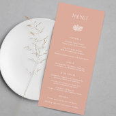 Menu du dîner Mariage Norwich