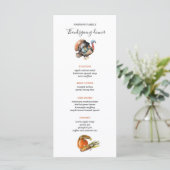 Menu du dîner Wild Turkey Thanksgiving (Debout devant)