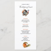 Menu du dîner Wild Turkey Thanksgiving (Devant)