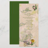 Menu du Jardin de Bush Victorien (Devant / Derrière)