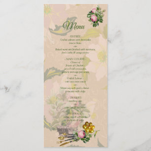 Menu du jardin victorien Bush