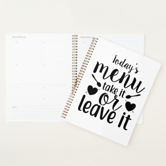 Menu du jour Prenez-le ou laissez-le (Devant avec enveloppe)