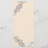 Menu du Mariage de courroie de graphique (Dos)