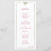 Menu du Mariage  de la structure de la béquille ro (Devant)