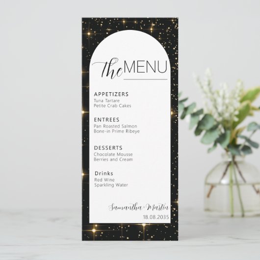 Menu du Mariage de script de script de script de l (Debout devant)
