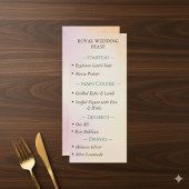 Menu du Mariage Lotus égyptien antique