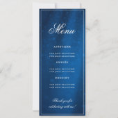 Menu du programme d'anniversaire 16 ans Elegant Na (Dos)