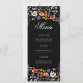 Menu du programme de fête d'anniversaire 70 ans Fl (Dos)