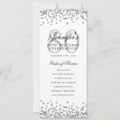 Menu du programme fête de 80e anniversaire Merci A (Devant)