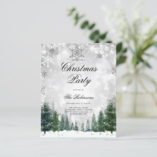 Menu du programme Invitation Silver Winter Wonderl