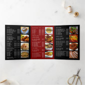 Menu du restaurant chinois Tri-Fold Flyer (Intérieur)