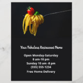 Menu du restaurant jetable pour Covid-19 Pink (Dos)