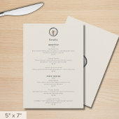 Menu du Restaurant Logo Culinaire Moderne
