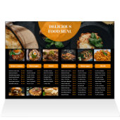 Menu du restaurant Modèle (Intérieur Horizontal (Haut))