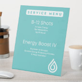 Menu du service de panneau 10 x 12 (In SItu)