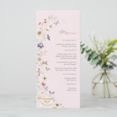 Menu du thé pour la douche de mariée (Debout devant)