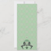 Menu Dueling Zebra-monogram (Achterkant)