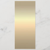 Menu Dusty Blue Mariage avec Gold Rope Heart (Dos)