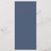 Menu Dusty Blue Sage Green Floral Neige Globe Ornements (Dos)