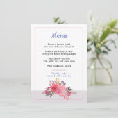 Menu Dusty Pinks (Staand voorkant)