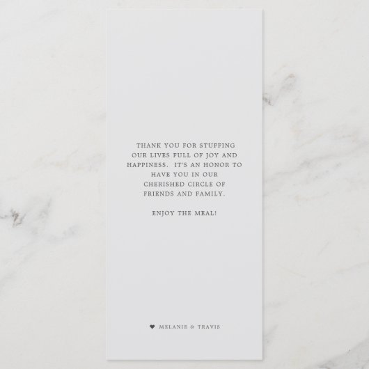 Menu Ébullition de crevettes | Gris à thème d'ébullitio (Dos)