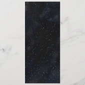 Menu éclairé par la lune étoilé de mariage de (Dos)