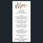 Menu Écriture manuscrite minimale en or Typographie sim<br><div class="desc">La distinction de cette suite populaire est due à la police d'écriture moderne utilisée pour les phrases d'accent qui ont également été embellies avec une finition en or faux-métallique. Dans cette pièce spécifique, cette police de caractères décontractée a été utilisée pour créer un graphique qui se contente de lire "Menu"...</div>