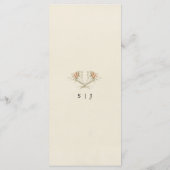 Menu Edelweiss  Floral (Achterkant)