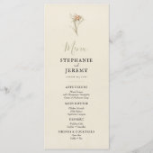 Menu Edelweiss  Floral (Voorkant)