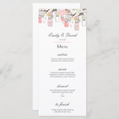 Menu Editable, Wedding Menu, Baby shower, Bridal (Voorkant / Achterkant)