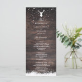 menu Eenvoudig geluid en sneeuwvlokken (Staand voorkant)