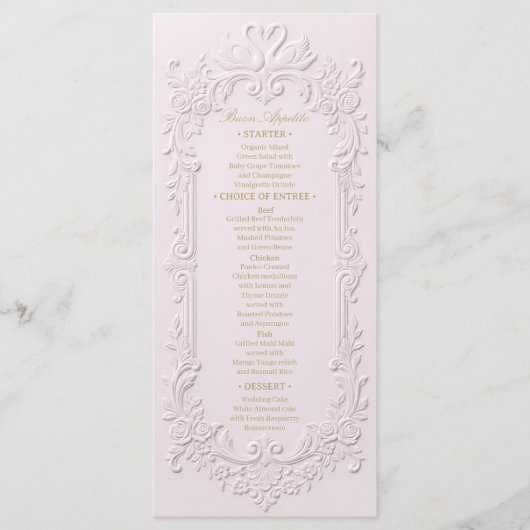 Menu Effet de presse à bras baroque faux (Devant)