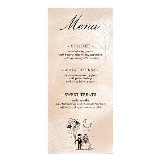 Menu éffrayant Little Couple (Devant)