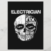 Menu Electricien Je ne peux pas réparer un cadeau de cr (Devant)