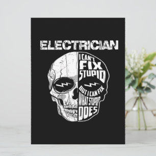 Menu Electricien Je ne peux pas réparer un cadeau de cr