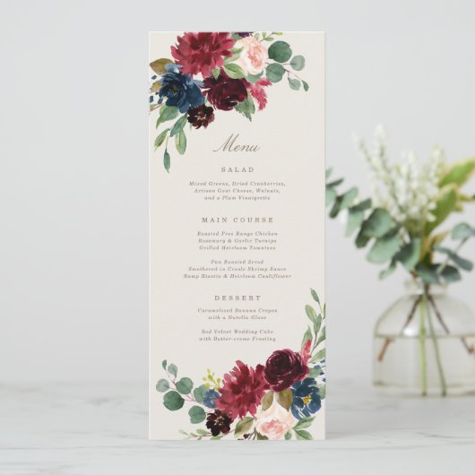 Menu Élégance Automne (Debout devant)