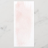 Menu Elégance de couleur d'eau vive avec accentuation d (Dos)