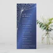 Menu Elégant araignée de Diamant Bleu Web Flat 4 Parcou (Debout devant)