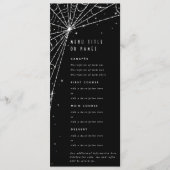 Menu Elégant Black Diamond Spider Web Flat 4 Parcours (Devant)